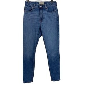 Everlane High Rise Mom Jeans Medium Wash